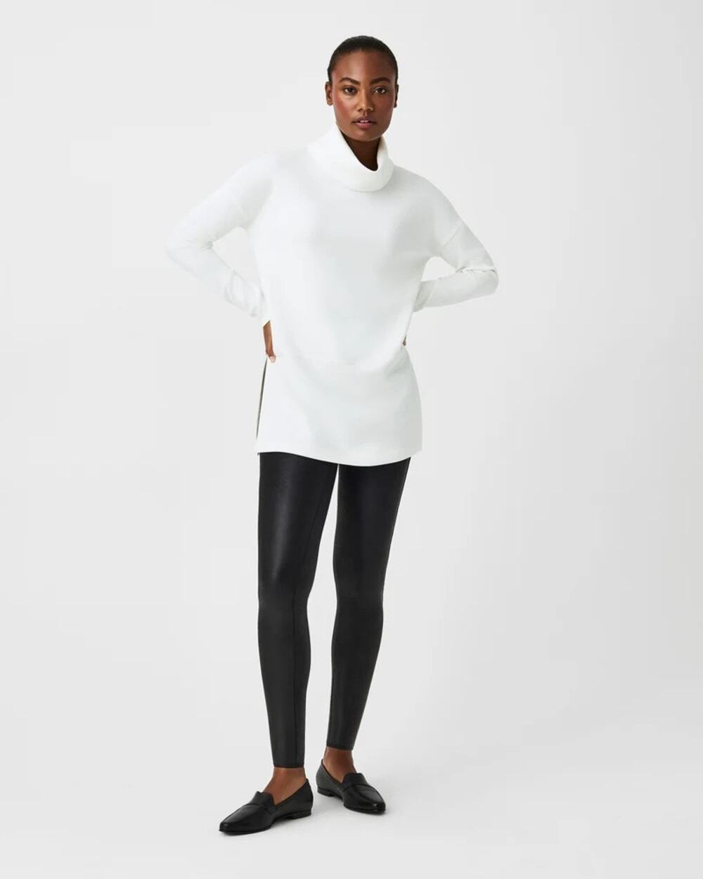Spanx | Faux Leather, Body Shaping, Leggings | Size Large (10-12)